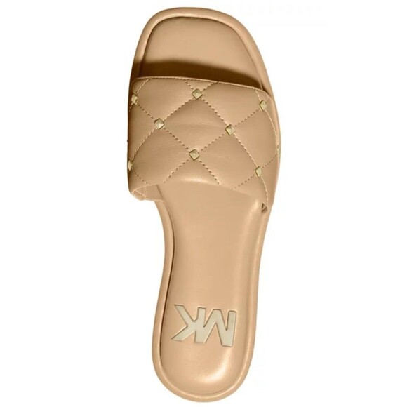 Michael Kors Shoes - Michael Michael Kors Women's Sandals & Flip Flops Hayworth Slide Camel size 6M